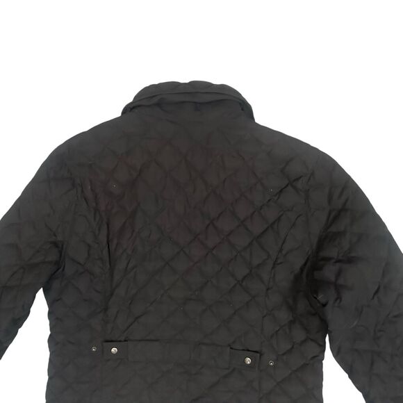 Eddie Bauer 650 Fill Power Premium Goose Down Black Jacket Women’s M Quilted - Picture 10 of 12